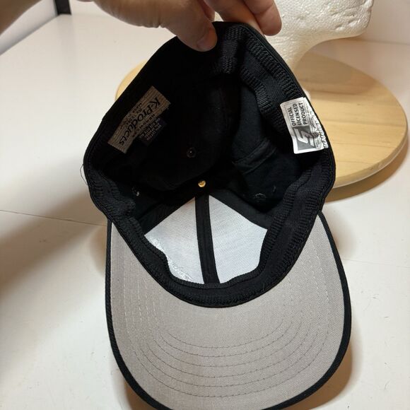 Snap On Hat Cap One Size Flex Black White Tools Outdoors K Products Men’s Hat - Picture 6 of 6